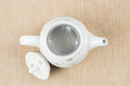 green tea pot sencha fukamushi